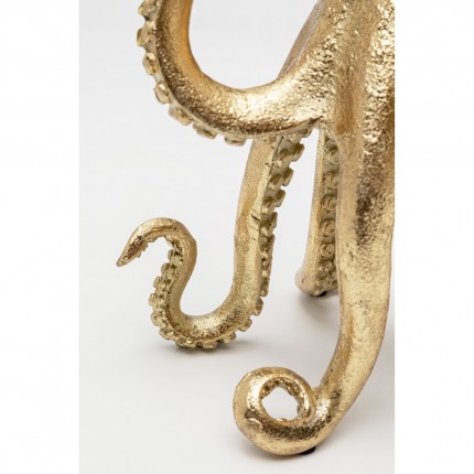 Candler Holder octopus 23cm gold Kare Design