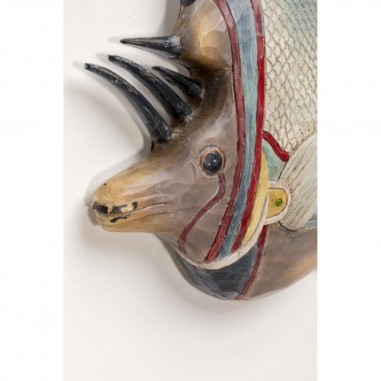 Déco murale poisson exotique 29cm Kare Design