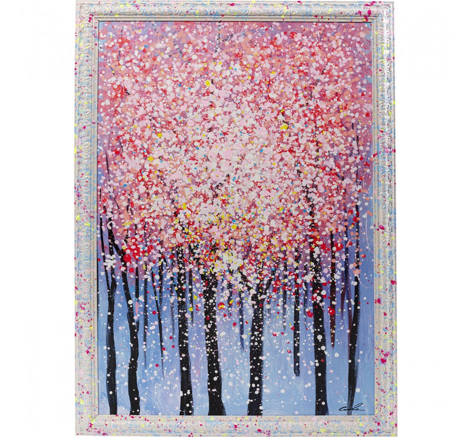 Tableau Frame avenue florissante 100x150cm Kare Design Tableau Frame avenue florissante 100x150cm Kare Design