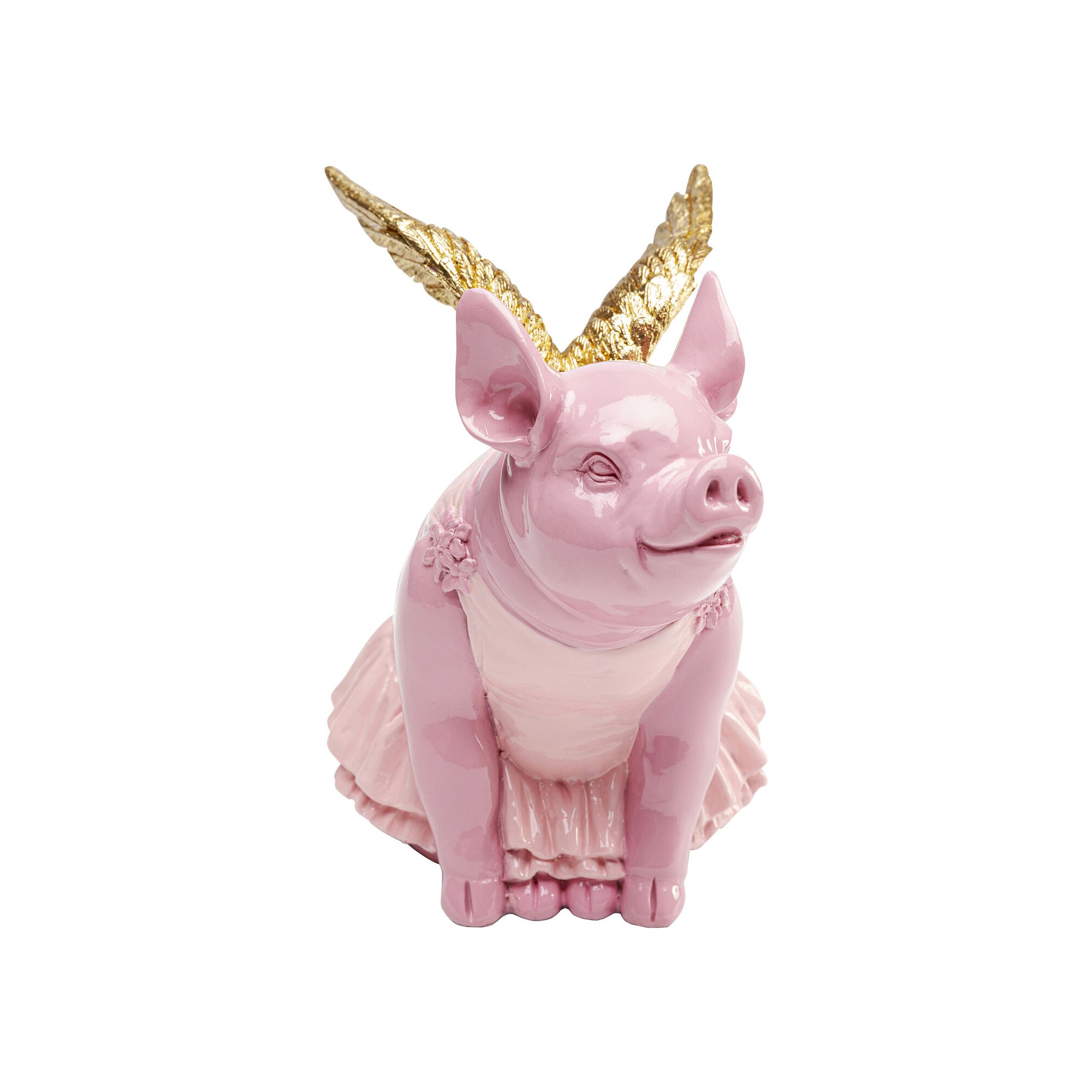 Tirelire Flying Pig fuchsia 15cm