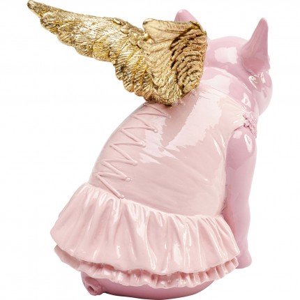 Tirelire cochon ailé 15cm rose Kare Design