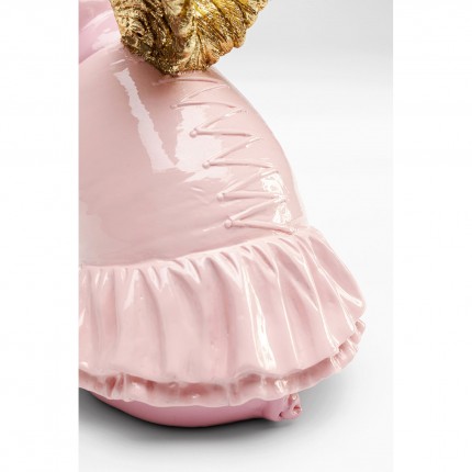 Tirelire cochon ailé 15cm rose Kare Design