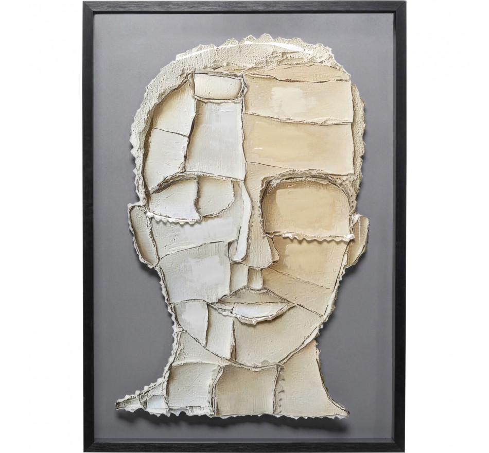 Tableau Frame art visage 70x100cm Kare Design Tableau Frame art visage 70x100cm Kare Design
