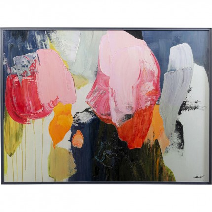 Tableau Frame Abstract High Gloss 160x120cm rose Kare Design