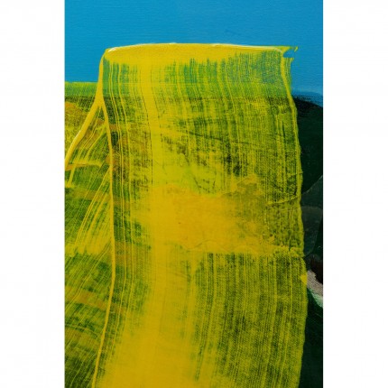 Tableau Frame Abstract High Gloss 120x160cm bleu Kare Design