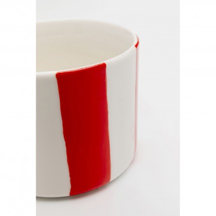 Tasses Cocina rouges et blanches set de 6 Kare Design
