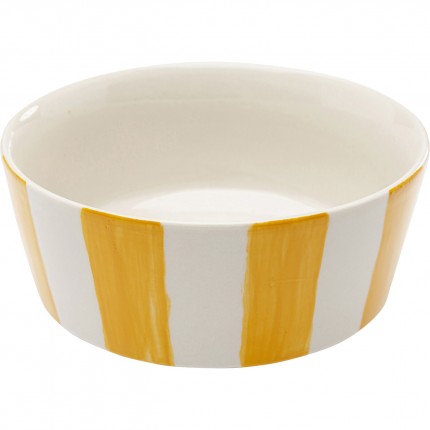 Bols Cocina jaunes et blancs 14cm set de 4 Kare Design
