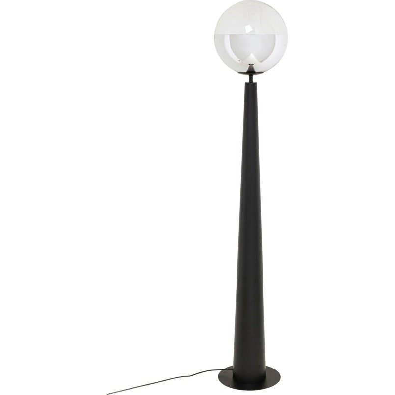 Lampadaire Disco Ball noir 163cm