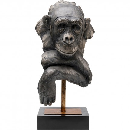Deco monkey 74cm black Kare Design