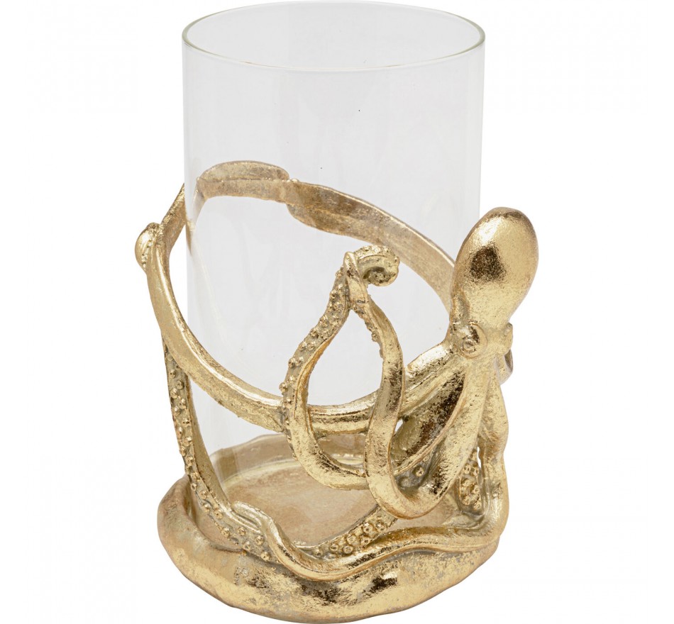 Candler Holder gold octopus 19cm Kare Design Candler Holder gold octopus 19cm Kare Design