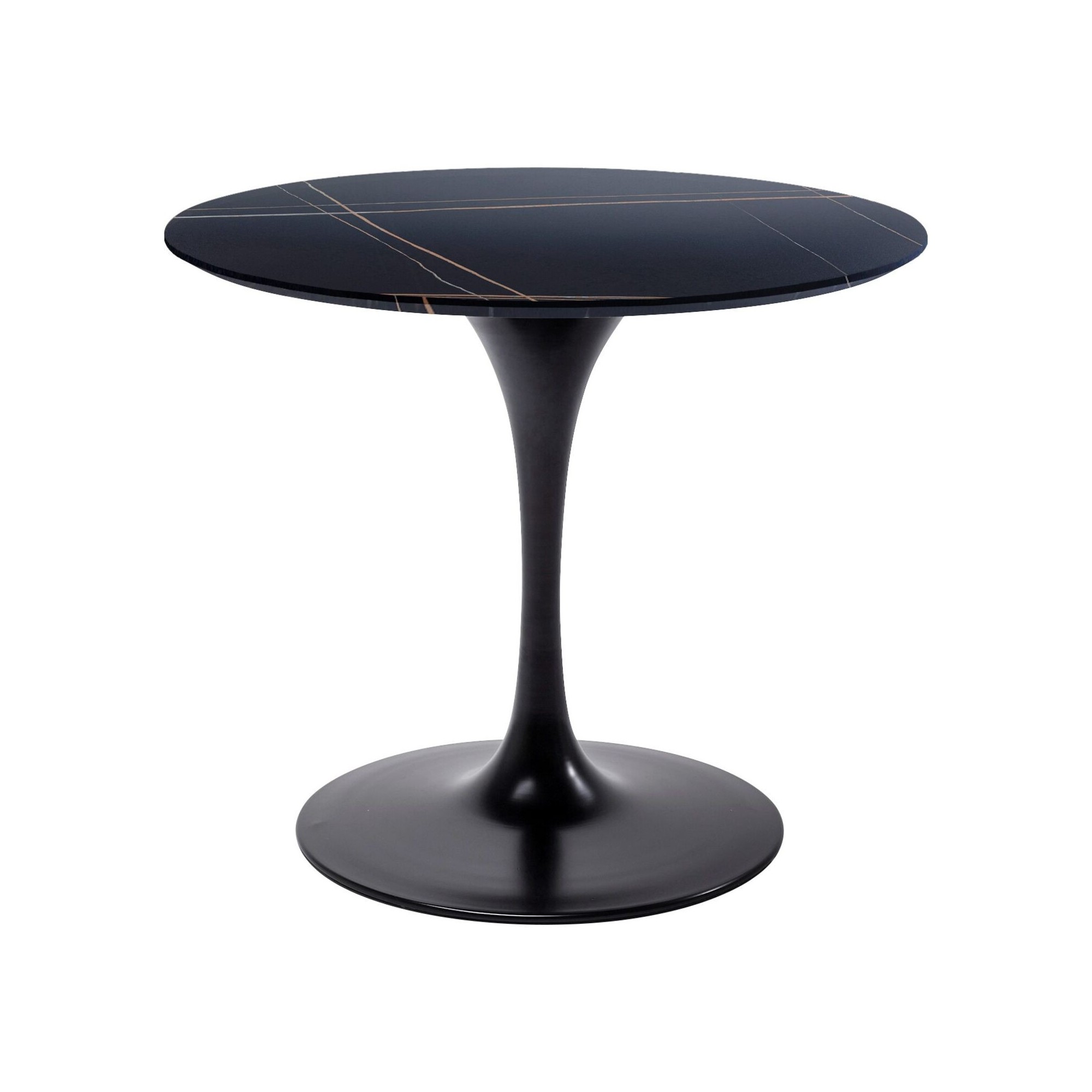 Table Invitation Ø120cm ceramic black Kare Design