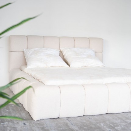 Bed Salamanca ecru 180x200cm Kare Design