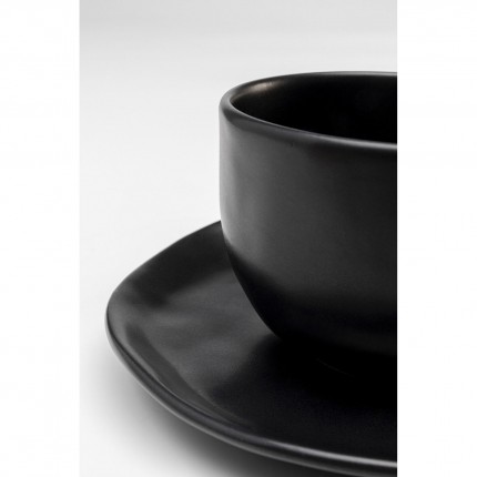 Coffee Cup Organic black (4/set) Kare Design