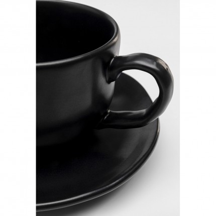 Coffee Cup Organic black (4/set) Kare Design