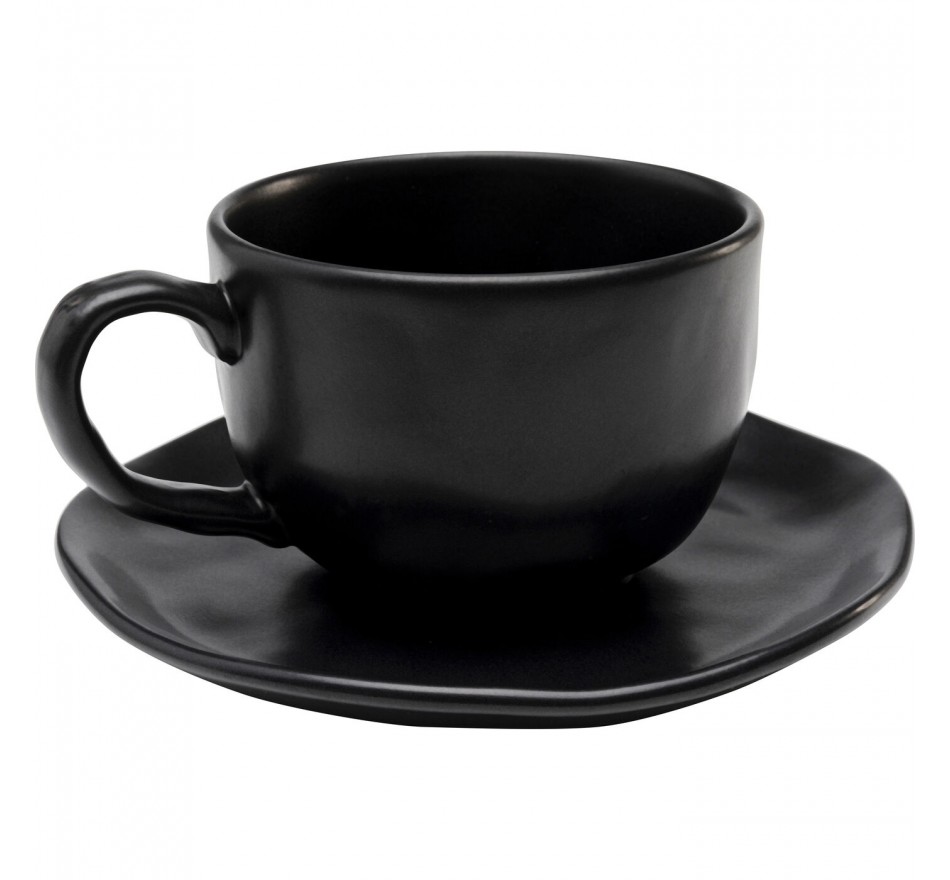 Tasses à café Organic noires set de 4 Kare Design Tasses à café Organic noires set de 4 Kare Design
