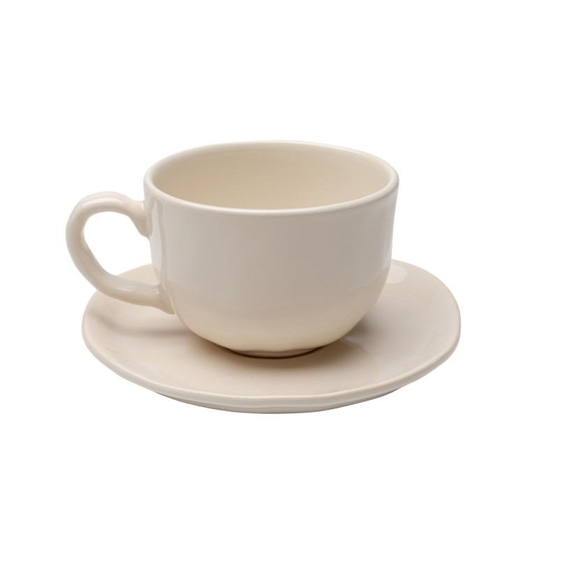 Tasses à café en faïence crème - Organic - Kare Design