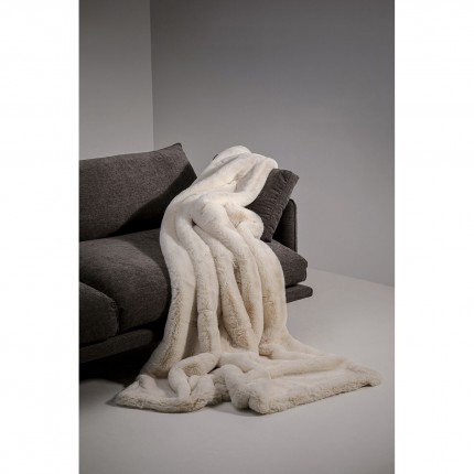 Plaid Mika 200x150cm crème Kare Design