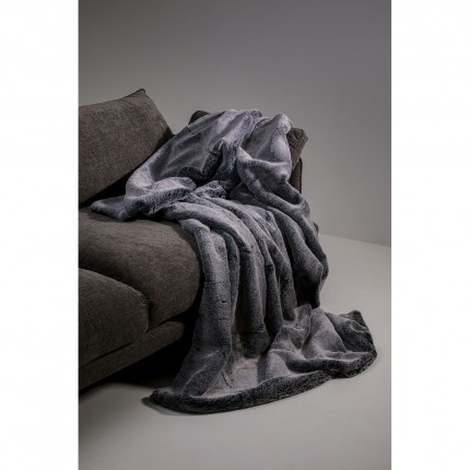 Plaid Mika 200x150cm gris Kare Design