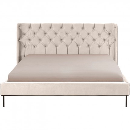 Lit Audrey velours crème Kare Design