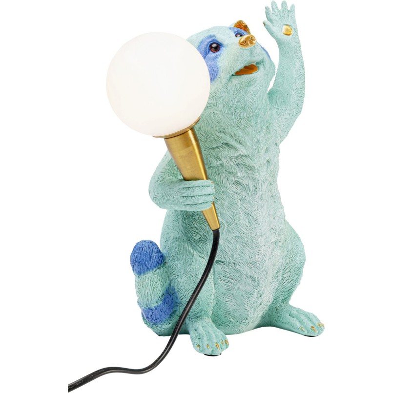 Lampe raton laveur bleu - Kare Design