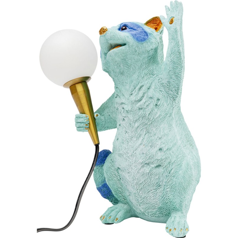 Lampe raton laveur bleu - Kare Design