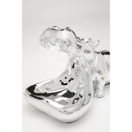 Coupe hippopotame argenté Kare Design