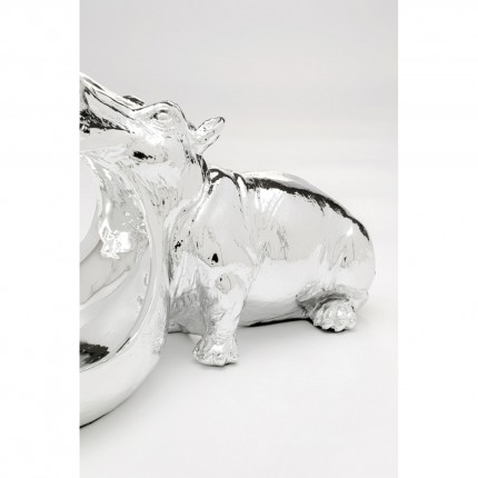 Coupe hippopotame argenté Kare Design