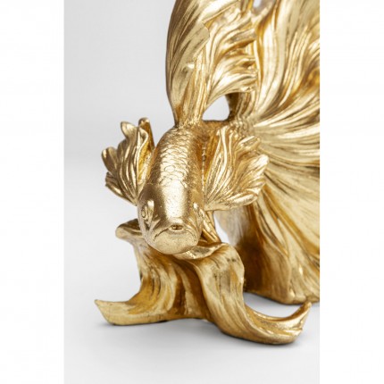 Deco betta fish 25cm gold Kare Design
