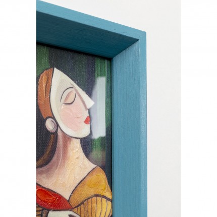 Tableau Frame portraits cubisme set de 3 Kare Design