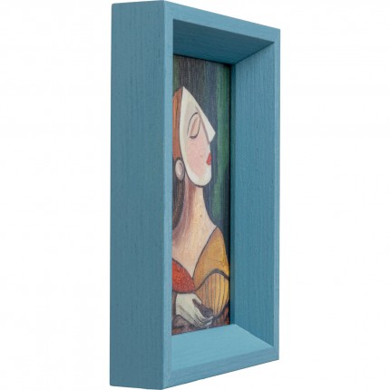 Tableaux Frame portraits cubisme set de 3 Kare Design