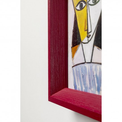 Tableau Frame portraits cubisme set de 3 Kare Design
