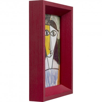 Tableau Frame portraits cubisme set de 3 Kare Design