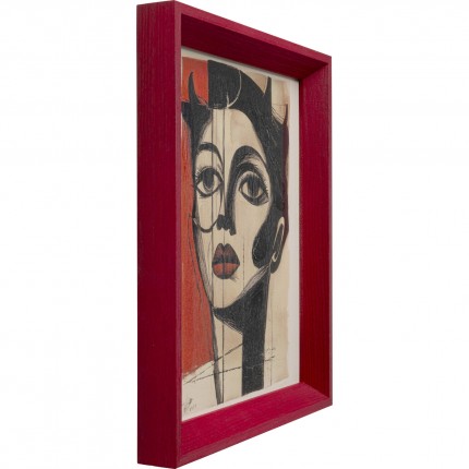 Tableau Frame portraits modernisme set de 2 Kare Design