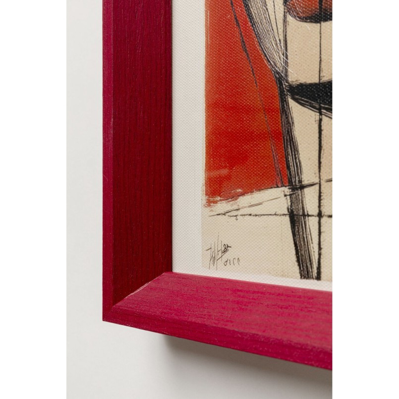 Tableau encadré Portrait Modernise 22x27cm (2/Set)