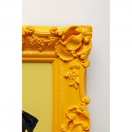 Tableau Frame chien noir 30x35cm Kare Design