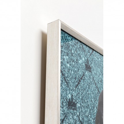 Tableau Frame femme chewing-gum 80x120cm Kare Design
