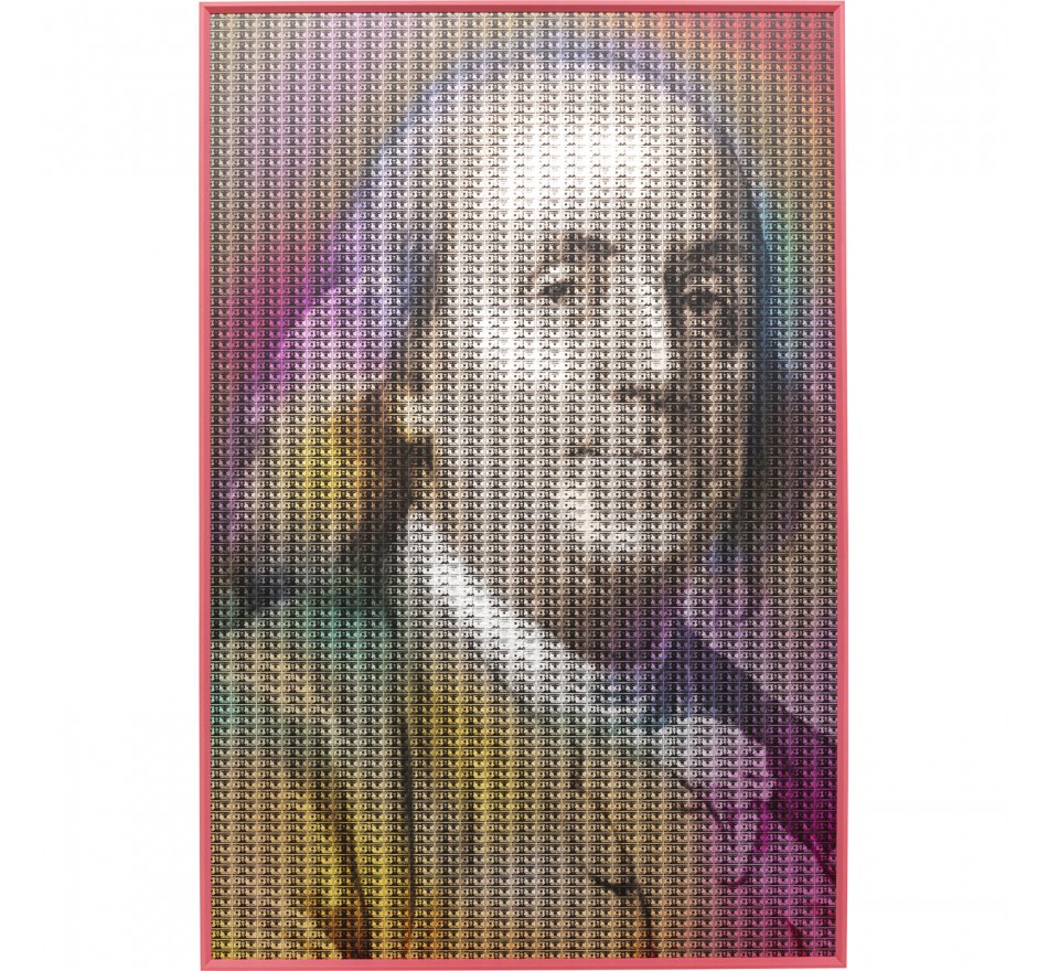 Tableau Frame homme billets 80x120cm Kare Design Tableau Frame homme billets 80x120cm Kare Design