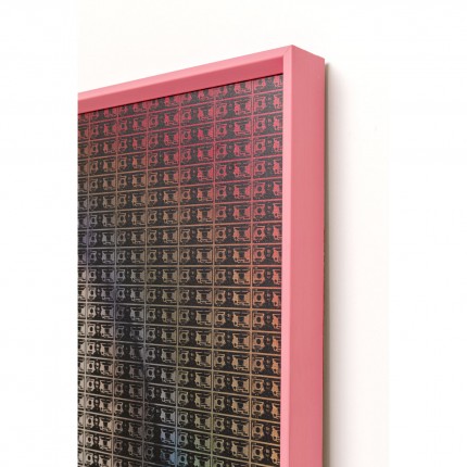 Tableau Frame homme billets 80x120cm Kare Design
