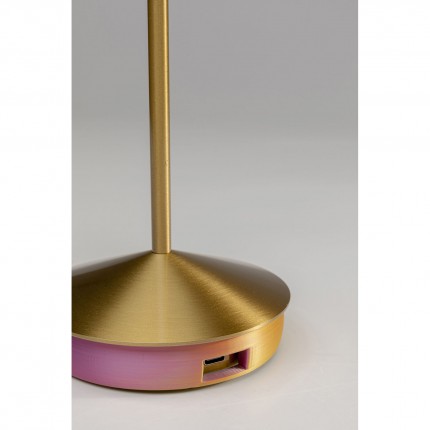 Lampe Swirl Sunrise dorée Kare Design