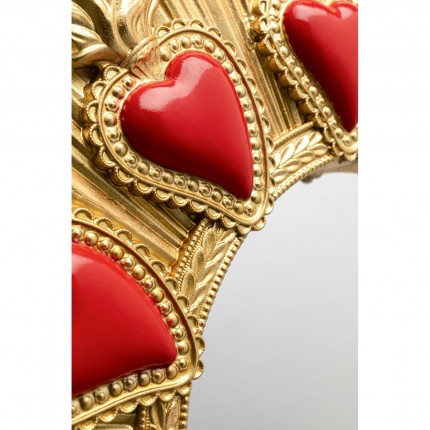 Miroir coeur enflammé 38cm Kare Design Miroir coeur enflammé 38cm Kare Design