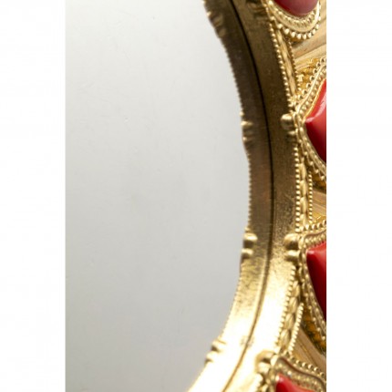 Miroir coeur enflammé 38cm Kare Design
