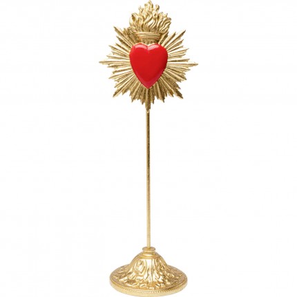 Deco flaming heart 31cm Kare Design