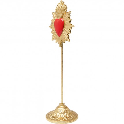 Deco flaming heart 31cm Kare Design