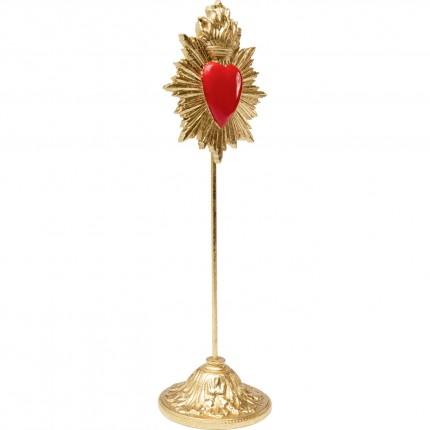 Deco flaming heart 31cm Kare Design