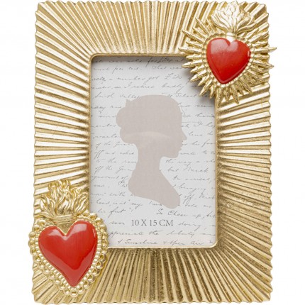 Picture Frame flaming heart 18x23cm Kare Design