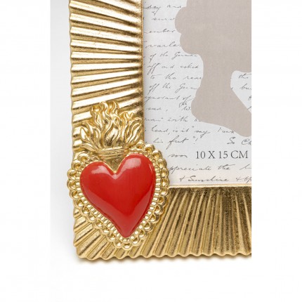 Picture Frame flaming heart 18x23cm Kare Design