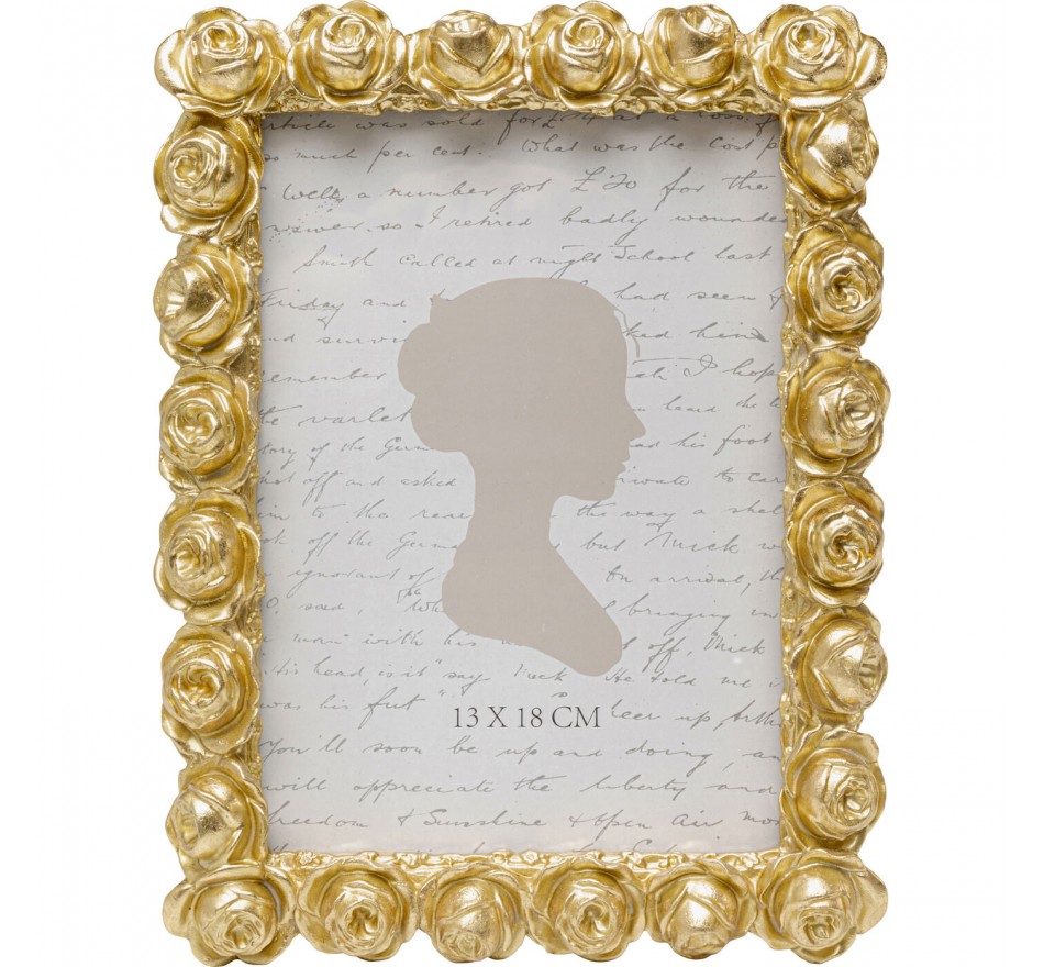 Picture Frame roses 16x22cm gold Kare Design Picture Frame roses 16x22cm gold Kare Design