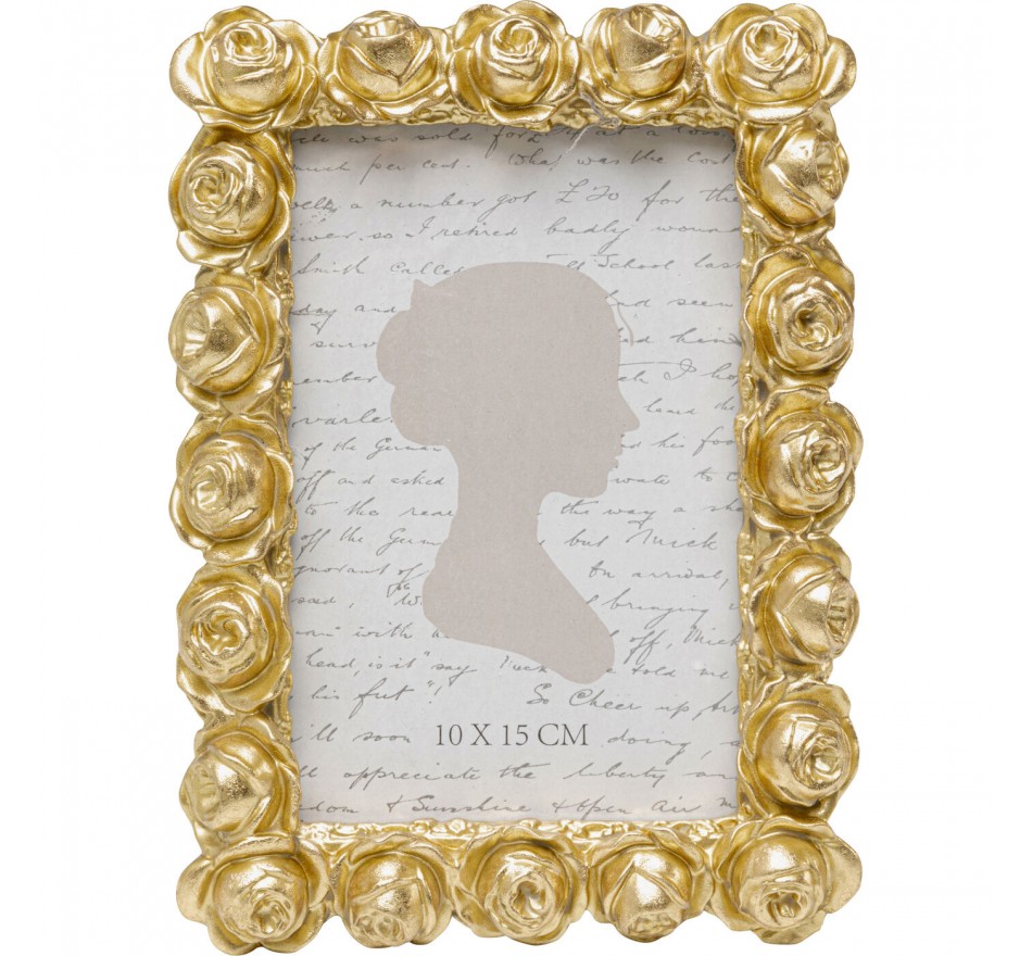 Picture Frame roses 14x19cm gold Kare Design Picture Frame roses 14x19cm gold Kare Design