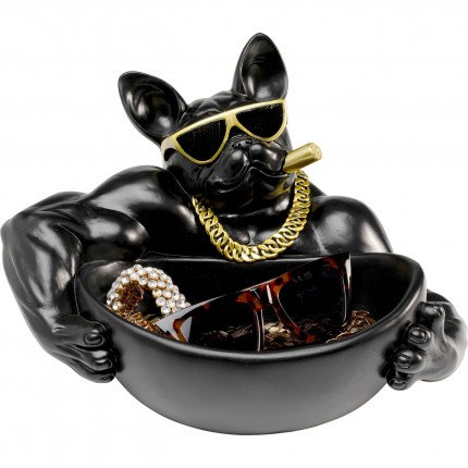Bowl gangster dog black Kare Design