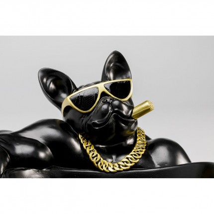 Bowl gangster dog black Kare Design